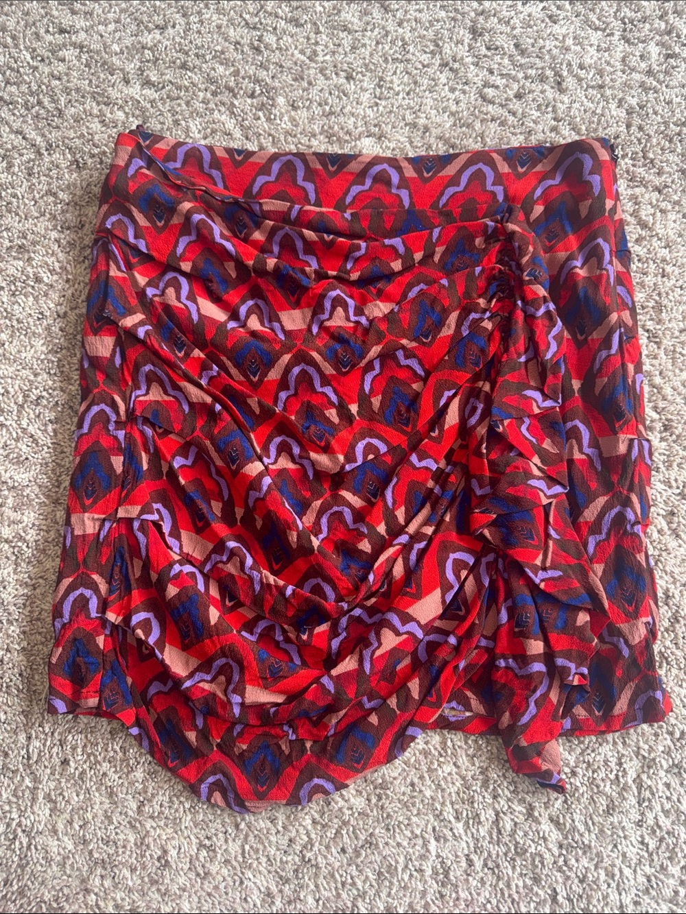 Dolan Anthropologie faux wrap skirt size small